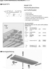 Anleitung zur Montage Modell 874