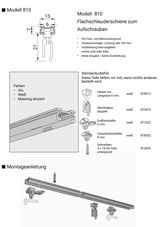 Anleitung zur Montage Modell 810