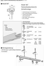 Anleitung zur Montage Modell 887