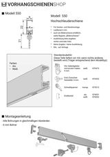 Anleitung zur Montage Modell 550