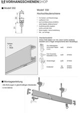 Anleitung zur Montage Modell 550