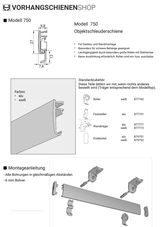 Anleitung zur Montage Modell 750