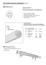 Anleitung zur Montage Modell 865