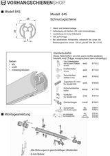 Anleitung zur Montage Modell 845