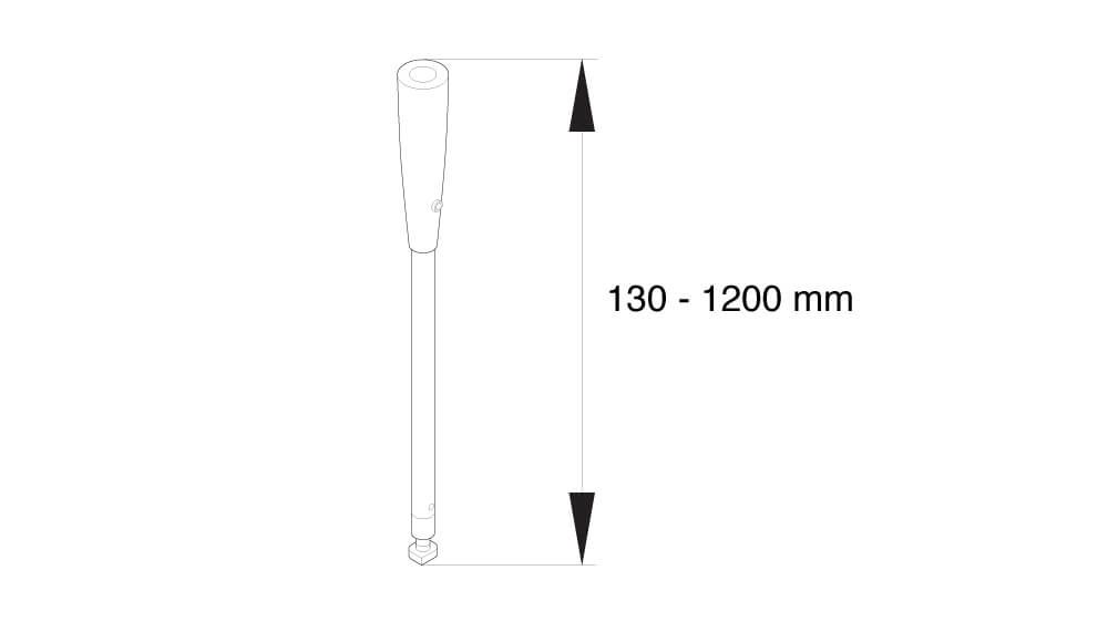 Deckenhänger für Raumtrennschienen