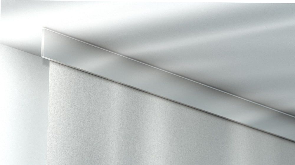 Interstil F1 Flächenvorhang Deckensystem 1-läufig – mit Vorhang