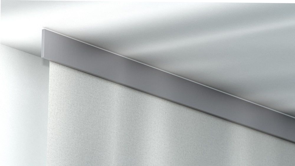 Interstil F1 Flächenvorhang Deckensystem 1-läufig – mit Vorhang