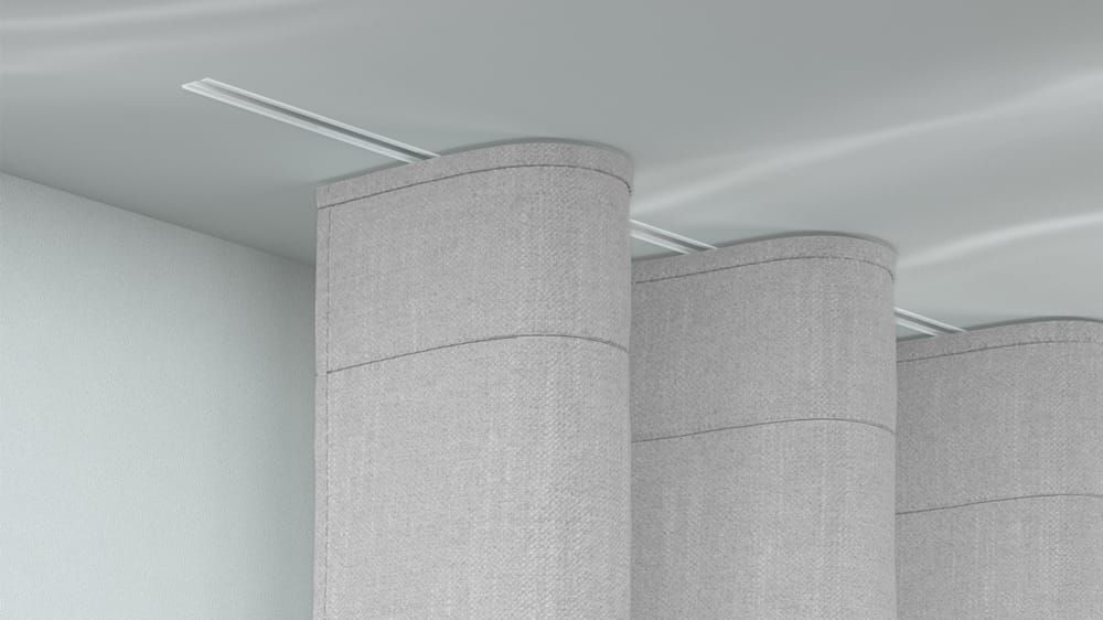 SG6250: Unsichtbare Vorhangschiene für Wave-Vorhänge auf Maß
