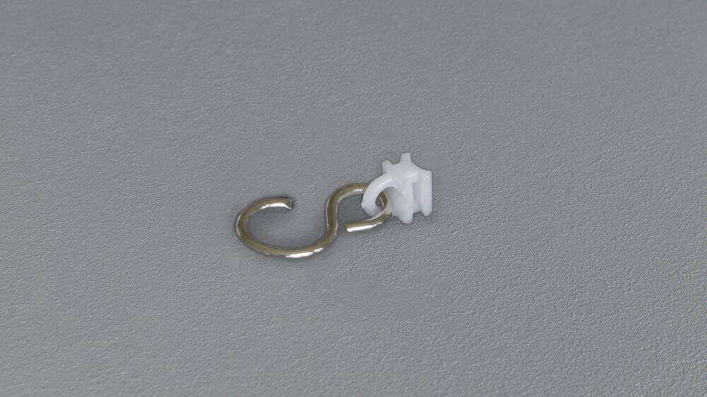 Gleiter mit S-Haken 6 mm-877542