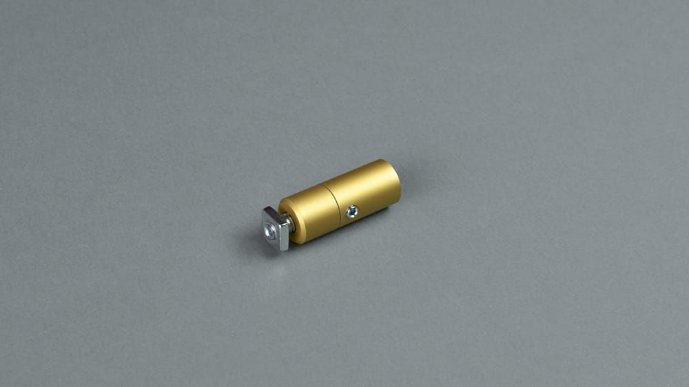 Deckenhänger für Rundrohrschiene, Raumtrennschiene &amp; Duschstange – Zubehör in Messing