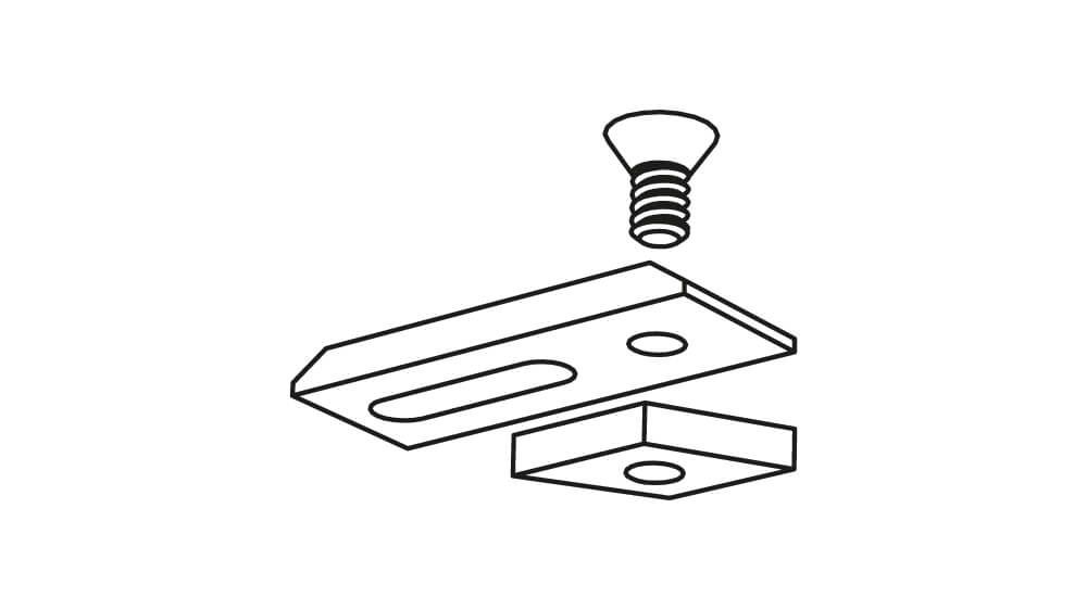 Deckenhalter für Vorhangschienen – Zubehör