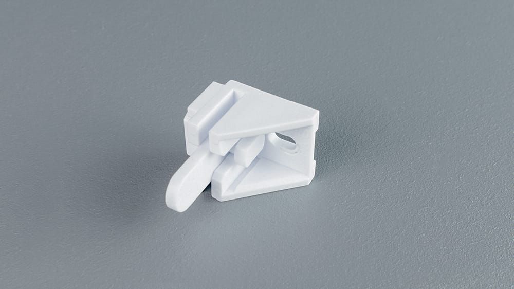 Alugard Standard Deckenträger für Vorhang Deckenschienen – Zubehör in Weiß