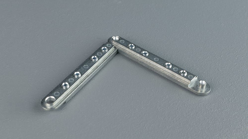 Eckverbinder 6mm für Schiene Modell 876/877 – Zubehör