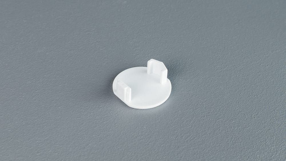 Alugard Enddeckel für Modell 865 – Zubehör in Weiß