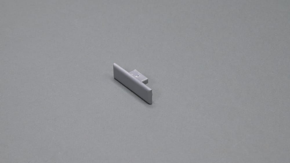 Alugard Enddeckel für Model 880 in weiß/alu – Zubehör