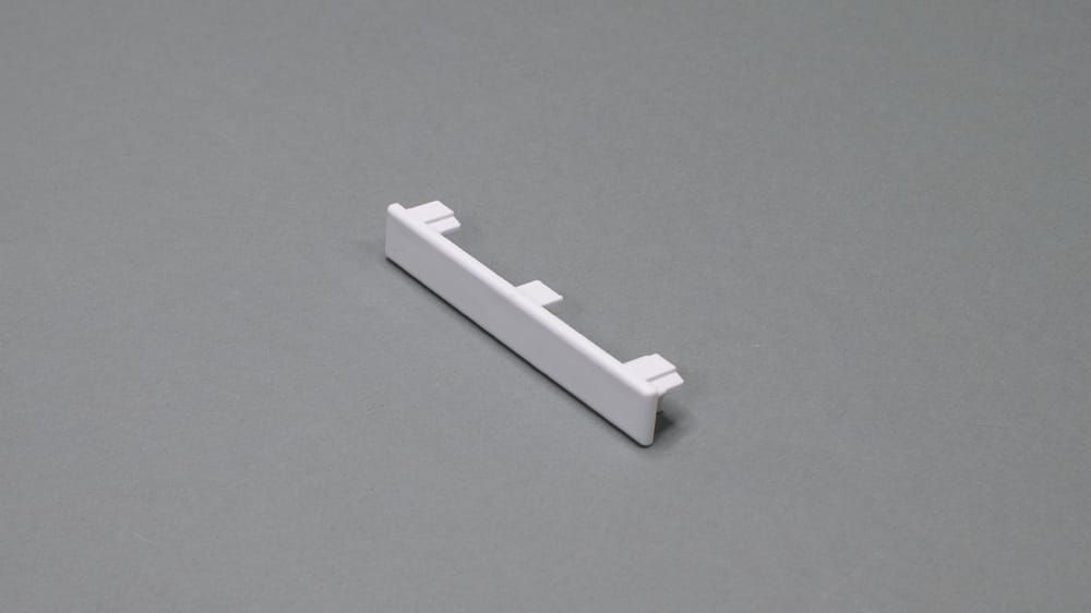 Alugard Enddeckel für Model 881 in weiß/alu – Zubehör