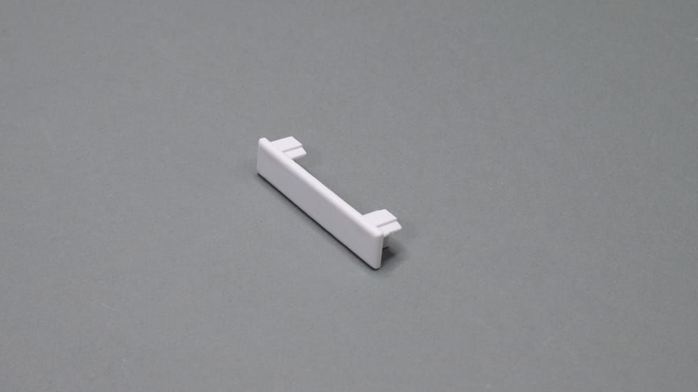 Alugard Enddeckel für Model 883 in weiß/alu – Zubehör