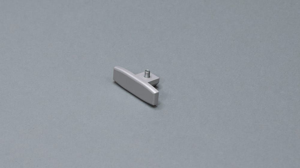 Endkappe Mittelprofil Aluminium eloxiert – Zubehör in Aluminium