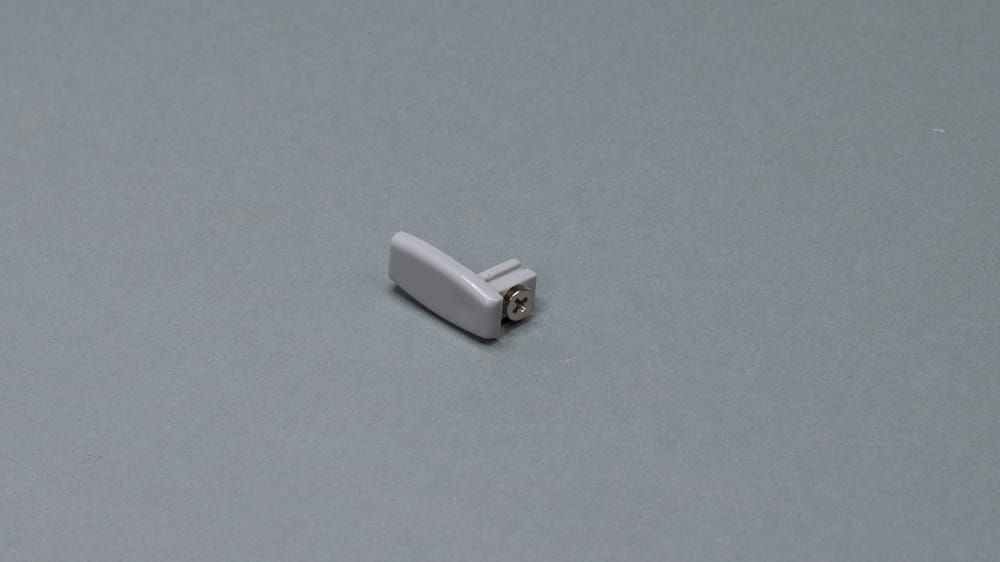 Kunststoffendkappe für Abschlussprofil oder Paneelwagen – Zubehör