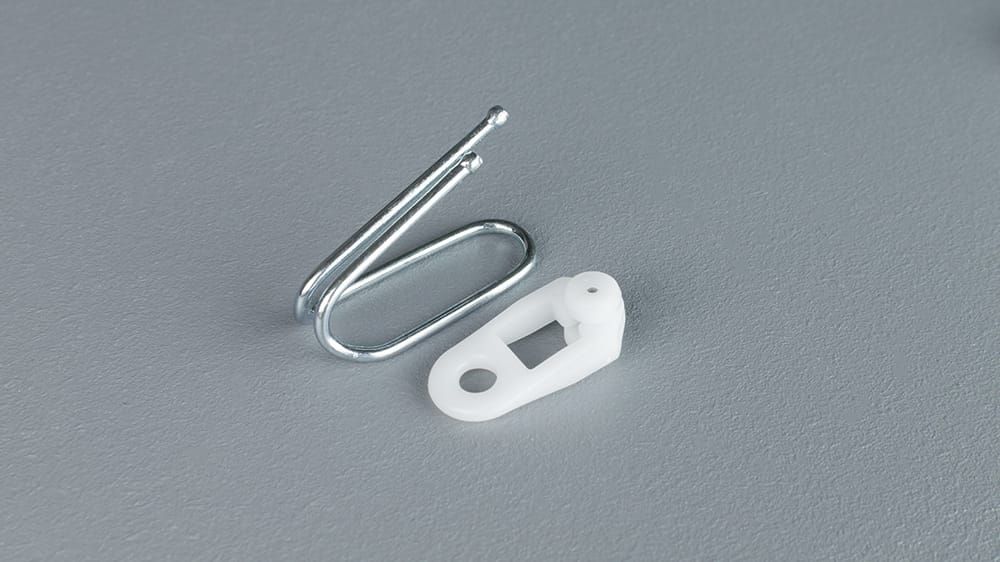 Roller mit Stahlachse inkl. Metallhaken – Zubehör