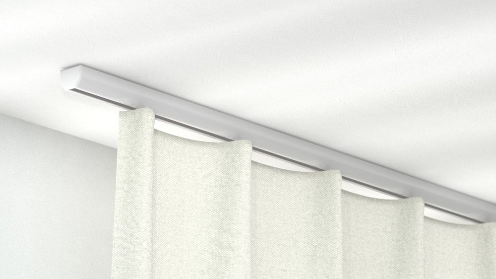 Schleuderschiene für Schnellmontage Modell 410 – in Weiß