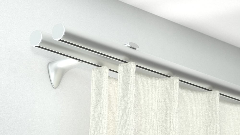 Runde Schleuderschiene Modell 440 mit doppeltem Lauf – in Aluminium