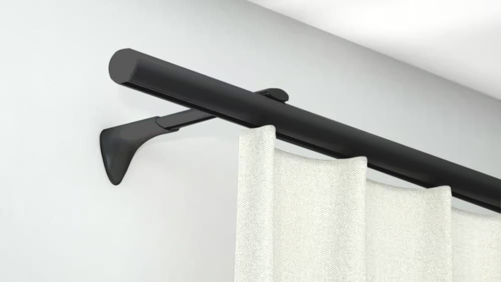 Runde, 1-läufige Innenlaufstange Modell Alugard 440 – in Aluminium