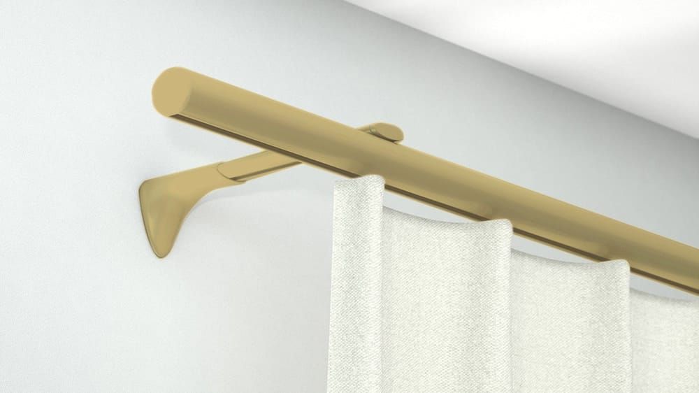 Runde, 1-läufige Innenlaufstange Modell Alugard 440 – in Messing