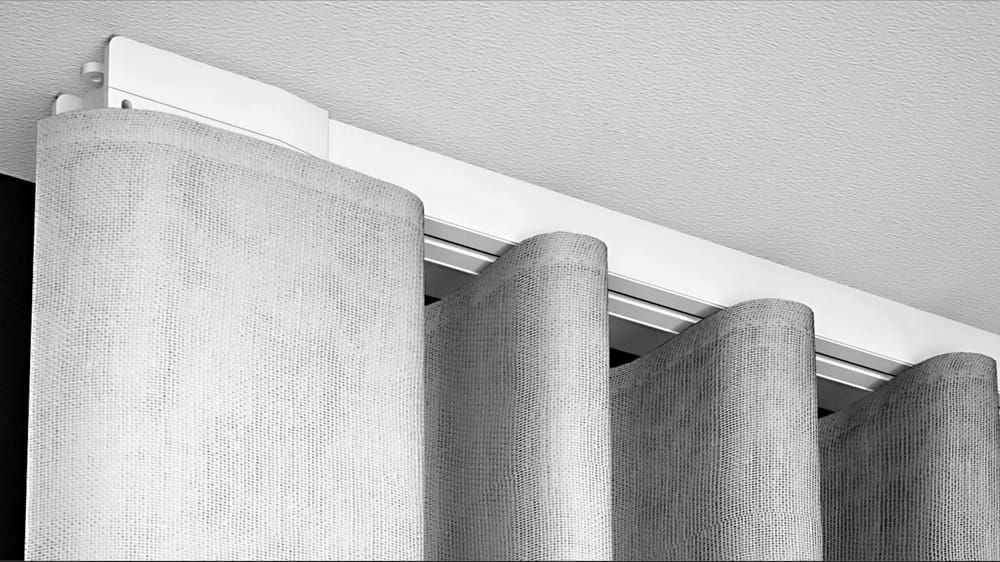 Elektroschiene 1-läufig - Vorhangschiene elektrisch nach Maß