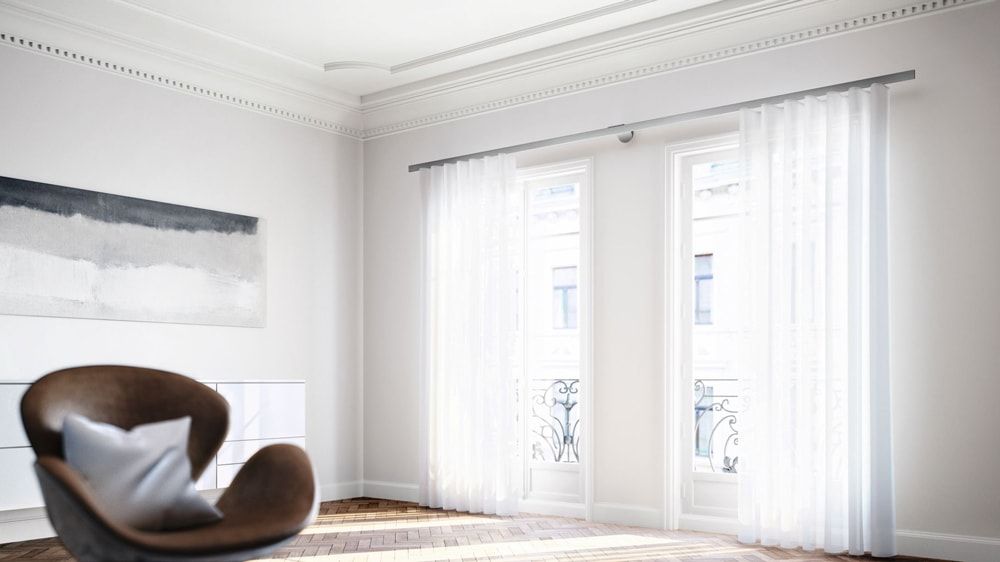 Innenlaufstange mit Interstil Integral zur Wandmontage