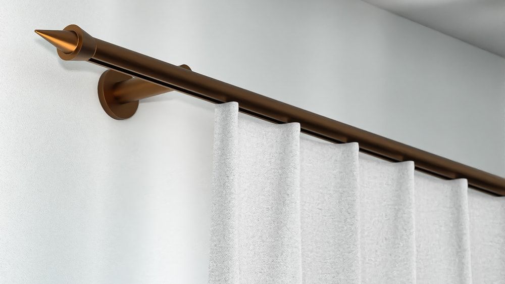 Interstil Argon 1-läufig zur Wandmontage nach Maß – in Bronze