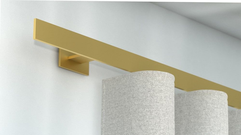 Interstil Codex W kaufen Vorhangstange für Wellenvorhang – in Messing