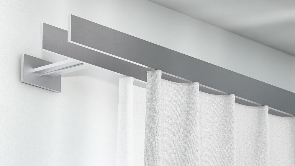Interstil Codex Vorhangstange 2-läufig online kaufen  – in Aluminium