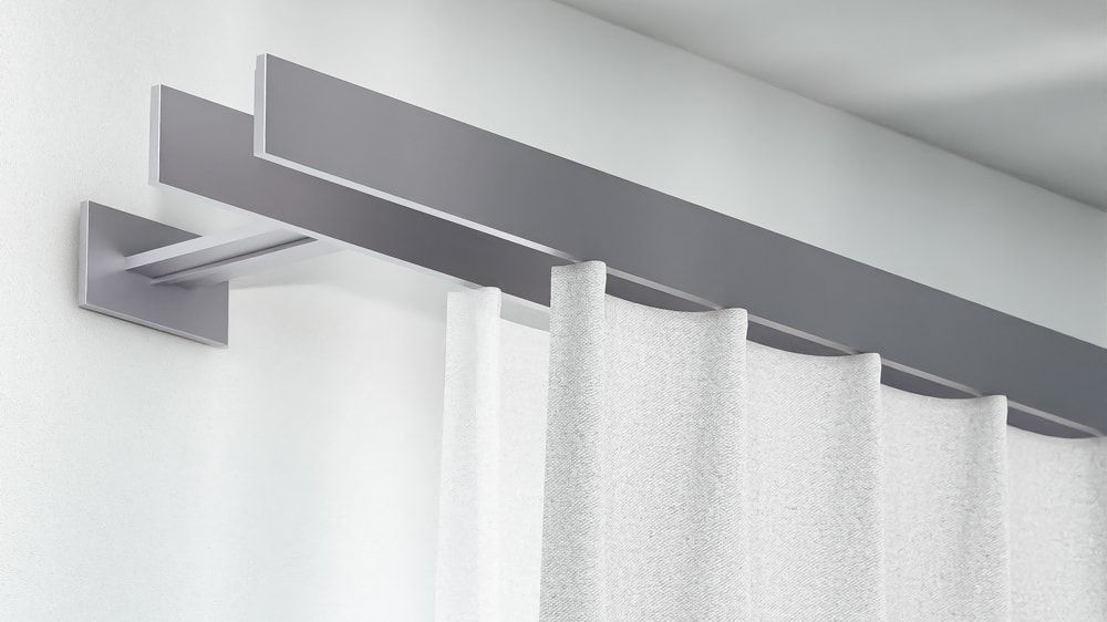 Interstil Codex Vorhangstange 2-läufig online kaufen  – in Edelstahl
