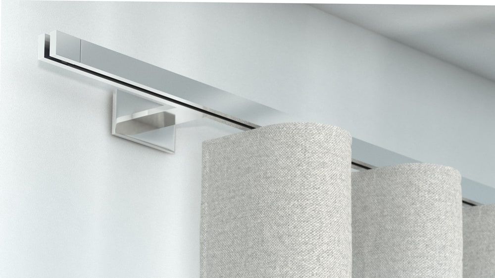 Interstil Concept 1 quadratische Innenlaufstange nach Maß – in Chrom