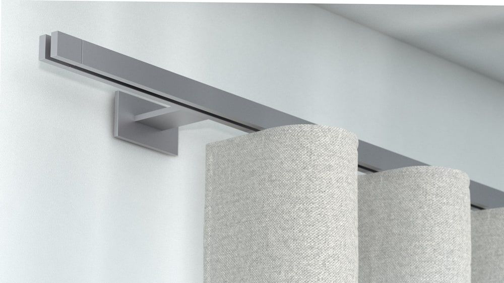 Interstil Concept 1 quadratische Innenlaufstange nach Maß – in Edelstahl