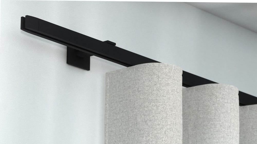Interstil Convex 3 minimalistische Gardinenstange auf Maß
