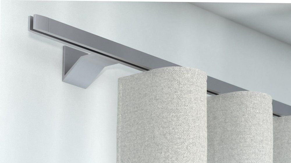 Interstil Convex 2 Innenlauf Vorhangstange auf Maß – in Edelstahl