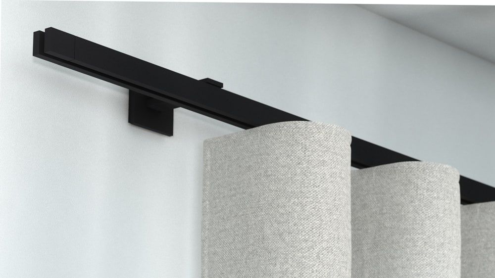 Interstil Concept 3 quadratische Vorhangstange mit Innenlauf