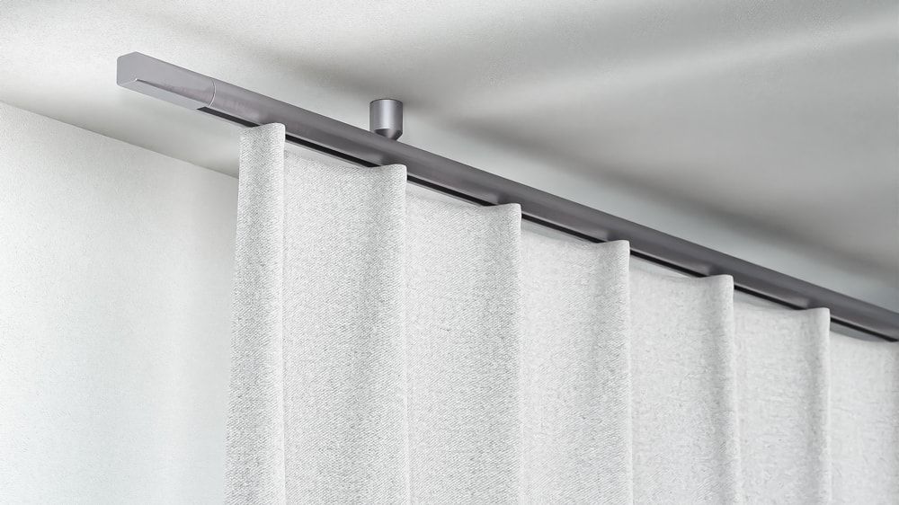 Interstil Corpus 16 Innlaufstange für Vorhänge – in Edelstahl