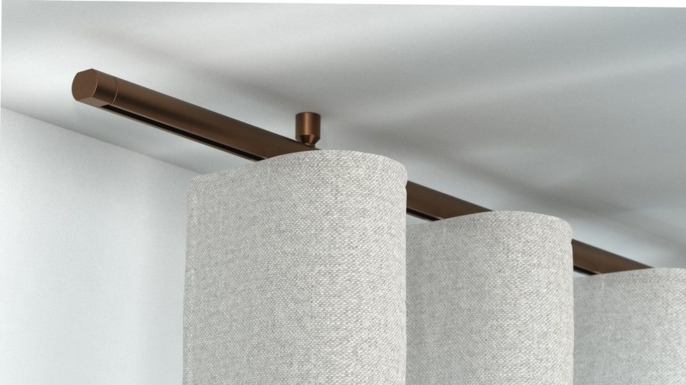 Interstil Corpus 20 mit Endstück Metro - Vorhangstange kaufen  – in Bronze