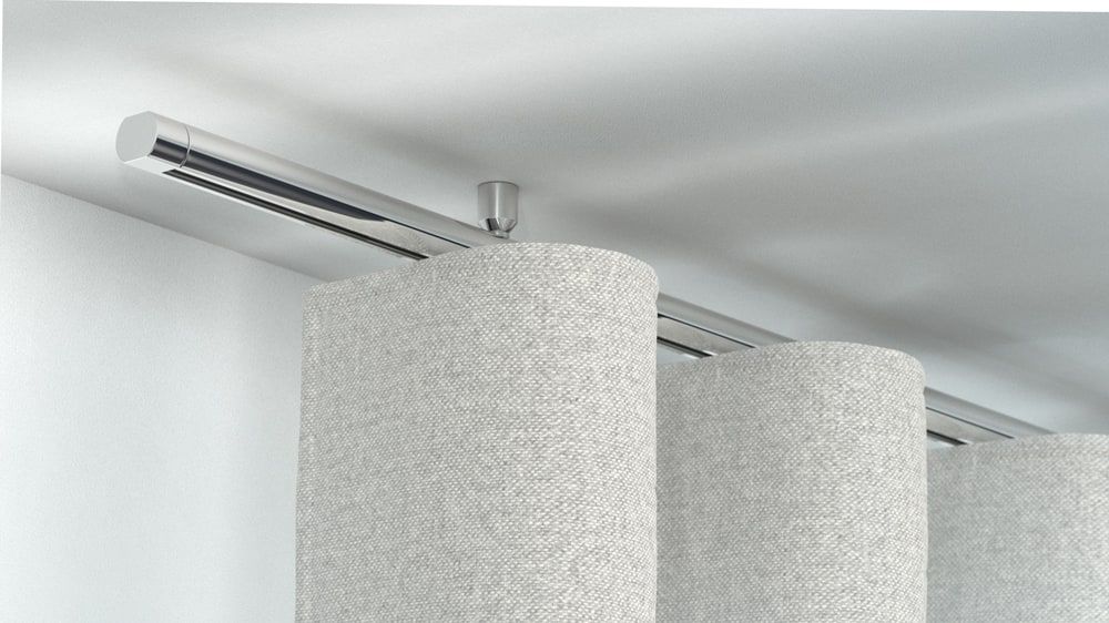 Interstil Corpus 20 mit Endstück Metro - Vorhangstange kaufen  – in Chrom