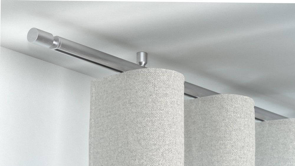 Interstil Corpus 20 mit Endstück Retro - Gardinenstange kaufen  – in Aluminium