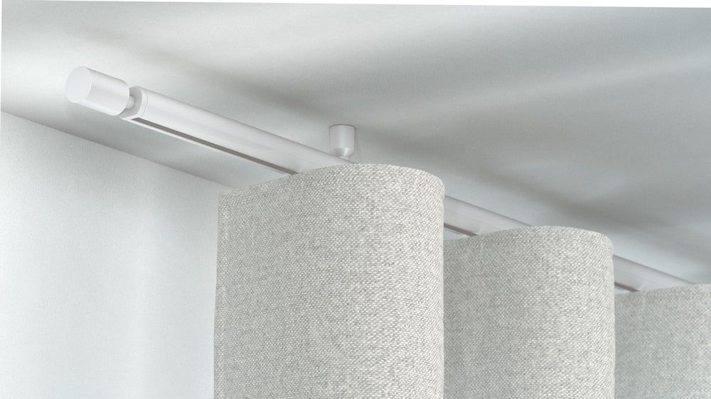 Interstil Corpus 20 mit Endstück Retro - Gardinenstange kaufen  – in Weiß