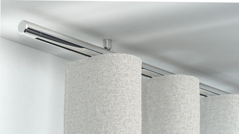 Interstil Corpus 22 Innenlaufstange zur Deckenmontage – in Chrom