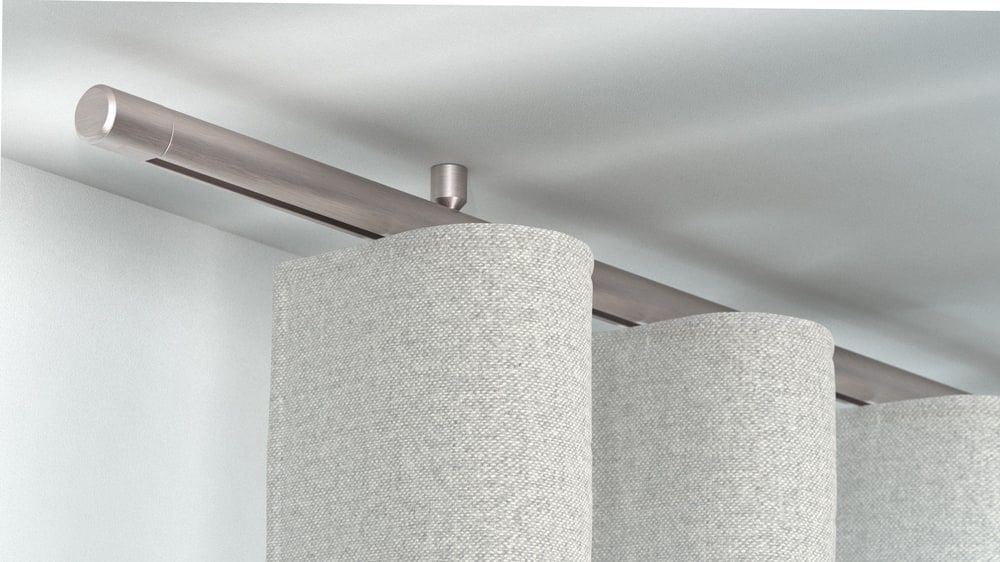 Interstil Corpus 22 Innenlaufstange zur Deckenmontage – in Nickel matt