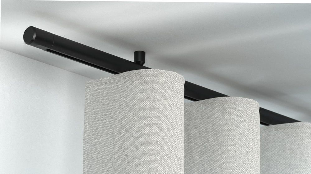 Interstil Corpus 22 Innenlaufstange zur Deckenmontage – in Schwarz