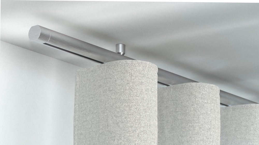 Interstil Corpus 25 1-läufige Innenlaufstange auf Maß – in Aluminium