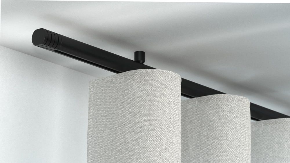 Interstil Corpus 25 1-läufige Vorhangstange kaufen – in Schwarz