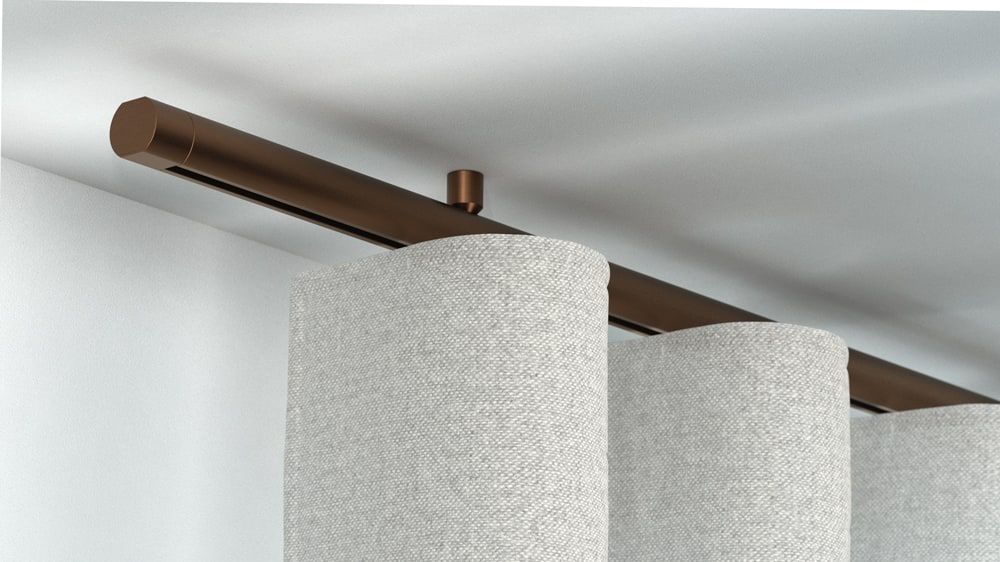 Interstil Corpus.25W kaufen Vorhangstange für Wellenvorhang – in Bronze